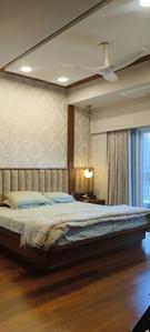 Bedroom Image of 2400 Sq.ft 3.5 BHK Apartment / Flat for rent in Adani Water Lily, Shantigram Ahmedabad for Rs. 85000