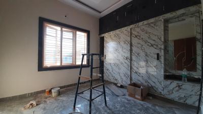 Bedroom Image of 1100 Sq.ft 2 BHK Builder Floor for rent in K Channasandra Bengaluru for Rs. 25000