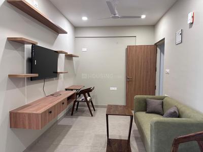 Kitchen Image of 550 Sq.ft 1 BHK Builder Floor for rent in HBR Layout Bengaluru for Rs. 35000