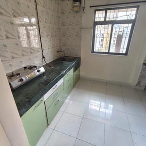 Kitchen Image of 1000 Sq.ft 3 BHK Duplex for rent in Green Square Phase II Tower 1 And 3, Thane West Thane for Rs. 55000