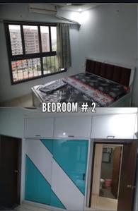 Bedroom Image of 1500 Sq.ft 3 BHK Apartment / Flat for rent in Adani Amogha, Shantigram Ahmedabad for Rs. 50000