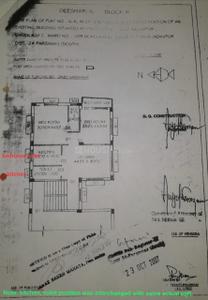 Floor Plan Image of 801 Sq.ft 2 BHK Apartment / Flat for sale in Deeshari II, Purbalok Kolkata for Rs. 4900000