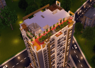 Image of 615 Sq.ft 1 BHK Apartment / Flat for sale in Gauri Vinayak Siddhivinayak Skylark, Kalyan East, Kalyan for Rs. 4300000
