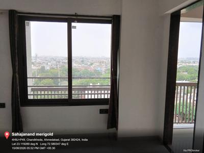 Bedroom Image of 1980 Sq.ft 3 BHK Apartment / Flat for rent in Sahajanand Marigold, Chandkheda Ahmedabad for Rs. 25000