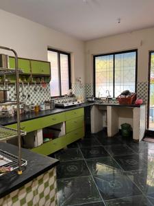 Kitchen Image of 2500 Sq.ft 4 BHK Independent House for rent in Merces Goa for Rs. 80000