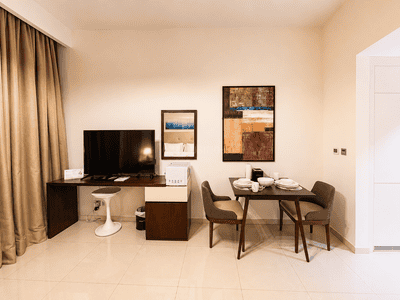 Hall Image of 377 Sq.ft 1 RK Apartment / Flat for sale in Damac Avanti Tower, Business Bay Dubai for Rs. 20017885