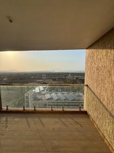 Balcony Image of 1850 Sq.ft 3 BHK Apartment / Flat for rent in Shreenathji Delta Riviera, Ulwe Navi Mumbai for Rs. 80000