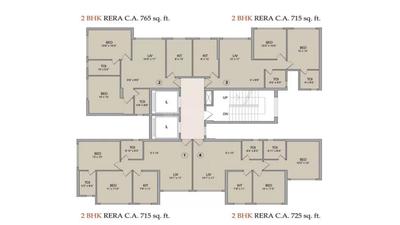 Image of 700 Sq.ft 2 BHK Apartment / Flat for sale in Soham Heights, Kandivali West, Mumbai for Rs. 11500000