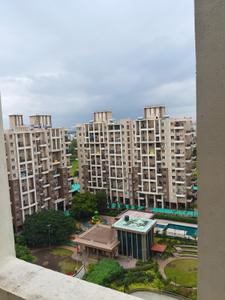 Balcony Image of 850 Sq.ft 2 BHK Apartment / Flat for rent in Nyati Elan, Wagholi Pune for Rs. 23000