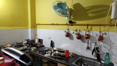 Kitchen Image of 911 Sq.ft 2 BHK Apartment / Flat for sale in Talawali Chanda Indore for Rs. 3200000