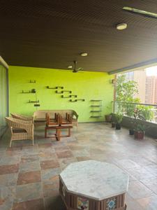 Balcony Image of 6200 Sq.ft 4 BHK Apartment / Flat for rent in Iscon Ambli Road Ahmedabad for Rs. 350000