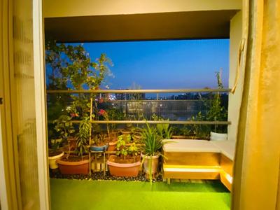 Balcony Image of 1750 Sq.ft 3 BHK Apartment / Flat for rent in Sankalp Gwala, Shilaj Ahmedabad for Rs. 45000