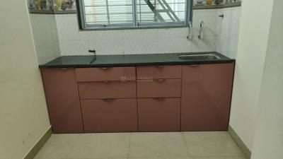 Kitchen Image of 625 Sq.ft 1 BHK Apartment / Flat for sale in Sai Shrushti Shiv Sarovar Heritage, Shilphata Thane for Rs. 3695000