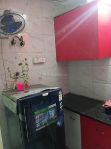 Kitchen Image of 550 Sq.ft 1 BHK Builder Floor for rent in Hari Nagar New Delhi for Rs. 15000