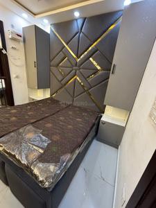 Bedroom Image of 500 Sq.ft 2 BHK Builder Floor for rent in Dwarka Mor New Delhi for Rs. 21000