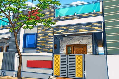 Image of 800 Sq.ft 2 BHK Independent House for sale in Konthamuru, Rajahmundry for Rs. 3900000