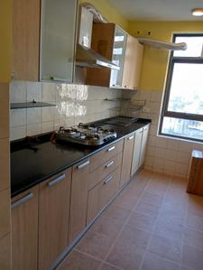 Kitchen Image of 1700 Sq.ft 2 BHK Apartment / Flat for rent in Unitech Fresco, Sector 50 Gurgaon for Rs. 58000