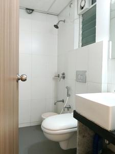 Bedroom One Image of 700 Sq.ft 1.5 BHK Apartment / Flat for rent in Godrej Emerald, Kasarvadavali Thane for Rs. 27199