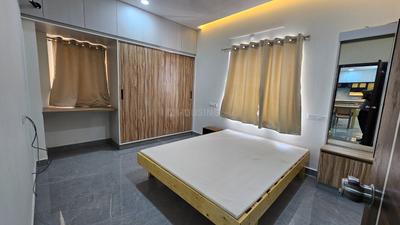 Bedroom Image of 1750 Sq.ft 3 BHK Apartment / Flat for rent in Madhapur Hyderabad for Rs. 59999