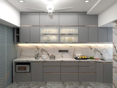 Kitchen Image of 2200 Sq.ft 4 BHK Apartment / Flat for sale in Bhumiraj Hermitage, Sanpada Navi Mumbai for Rs. 55000000
