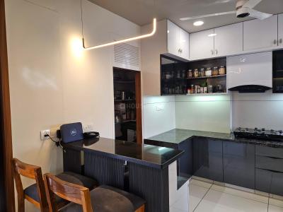 Kitchen Image of 1254 Sq.ft 2 BHK Apartment / Flat for rent in Pratham Bluets, New Alkapuri Vadodara for Rs. 30000