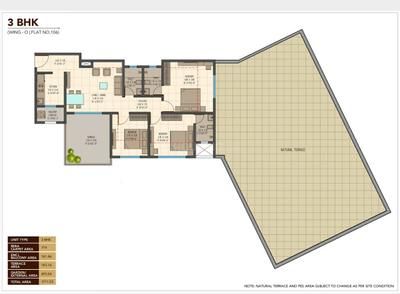 Image of 1000 Sq.ft 2 BHK Apartment / Flat for sale in Ahuja Prasadam, Ambernath East, Ambernath for Rs. 4600000