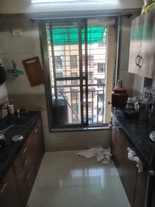 Kitchen Image of 650 Sq.ft 1 BHK Apartment / Flat for sale in Kaul Kingston Tower, Vasai West Vasai for Rs. 4900000