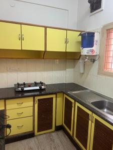 Kitchen Image of 600 Sq.ft 1 BHK Apartment / Flat for rent in Indira Nagar Bengaluru for Rs. 35000