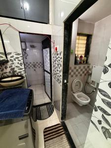 Bathroom Image of 1200 Sq.ft 2 BHK Apartment / Flat for rent in Gurudatta Bhaurao Park, Rabale Navi Mumbai for Rs. 28500