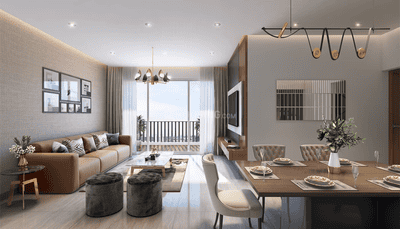 Image of 1040 Sq.ft 2 BHK Apartment / Flat for sale in City One Vezdaa, Kiwale, Pune for Rs. 5900000