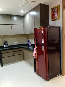 Kitchen Image of 1300 Sq.ft 2 BHK Apartment / Flat for sale in Vesu Surat for Rs. 6500000
