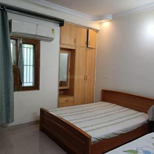 Bedroom Image of 1000 Sq.ft 1 BHK Builder Floor for rent in Bawadiya Kalan Bhopal for Rs. 20000