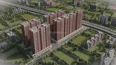 Image of 1144 Sq.ft 3 BHK Apartment / Flat for sale in My Home Sanctuary Phase I, Mamurdi, Pune for Rs. 7000000