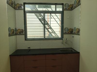 Kitchen Image of 625 Sq.ft 1 BHK Apartment / Flat for sale in Sai Shrushti Shiv Sarovar Heritage, Shilphata Thane for Rs. 3550000