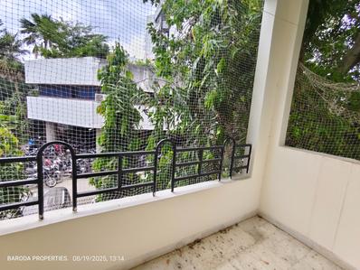 Balcony Image of 1100 Sq.ft 2 BHK Apartment / Flat for rent in Race Course Vadodara for Rs. 22000