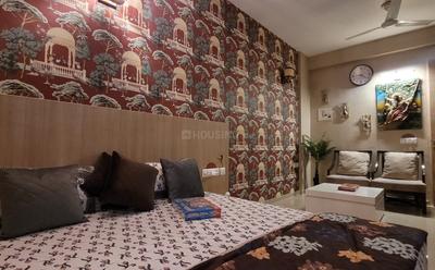 Bedroom Image of 480 Sq.ft 1 RK Studio for rent in Omaxe Krishna Castle, Sunrakh Bangar Vrindavan for Rs. 15000