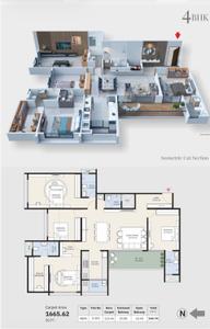 Image of 2242 Sq.ft 4 BHK Apartment / Flat for sale in Balewadi, Pune for Rs. 18900000