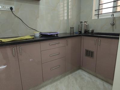 Kitchen Image of 850 Sq.ft 1 BHK Builder Floor for rent in Mahadevapura Bengaluru for Rs. 31999