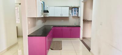 Kitchen Image of 1500 Sq.ft 3 BHK Apartment / Flat for rent in Vaishnavi Gardenia, T Dasarahalli Bengaluru for Rs. 50000
