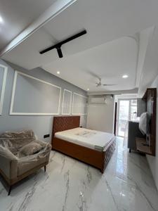 Bedroom Image of 350 Sq.ft 1 RK Builder Floor for rent in Sector 56 Gurgaon for Rs. 25000