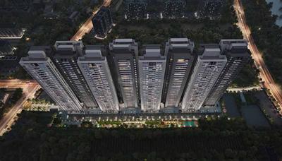 Image of 1790 Sq.ft 3 BHK Apartment / Flat for sale in Kunal The Canary Sky Oasis Phase 1, Balewadi, Pune for Rs. 20500000