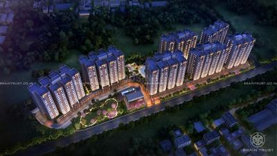 Image of 1073 Sq.ft 2 BHK Apartment / Flat for sale in NCC Signature Towers, Sholinganallur, Chennai for Rs. 8900000
