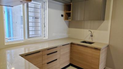 Kitchen Image of 1353 Sq.ft 3 BHK Apartment / Flat for rent in Urbanrise On Cloud 33, Bachupally Hyderabad for Rs. 40000