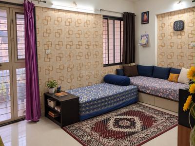 Living Room Image of 758 Sq.ft 2 BHK Apartment / Flat for rent in Bhalchandra Upvan, Punawale Pune for Rs. 24000