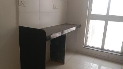 Kitchen Image of 680 Sq.ft 1.5 BHK Apartment / Flat for rent in Kasarvadavali Thane for Rs. 23000