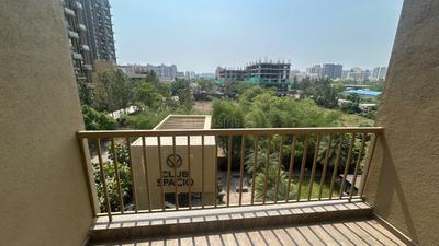 Balcony Image of 1200 Sq.ft 3 BHK Apartment / Flat for rent in Runal Spacio, Ravet Pune for Rs. 29000