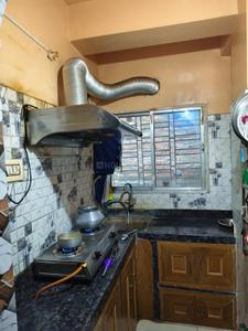 Kitchen Image of 1100 Sq.ft 3 BHK Apartment / Flat for sale in Baguiati Kolkata for Rs. 4700000