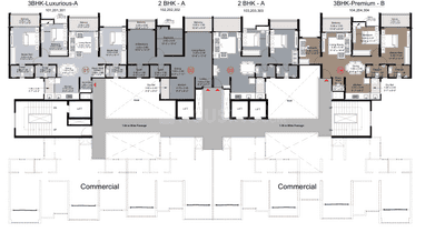 Image of 1124 Sq.ft 2 BHK Apartment / Flat for sale in Hinjawadi Phase 2, Pune for Rs. 8500000