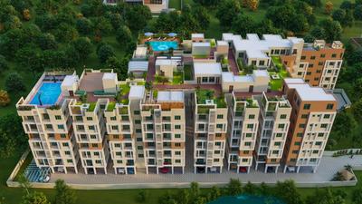 Image of 834 Sq.ft 2 BHK Apartment / Flat for sale in Sapnil Residency , Baranagar, Kolkata for Rs. 4035031