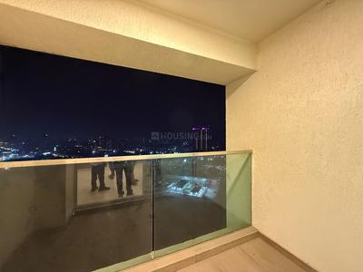 Balcony Image of 715 Sq.ft 1 BHK Apartment / Flat for sale in Aurum Q Residences, Ghansoli Navi Mumbai for Rs. 13000000